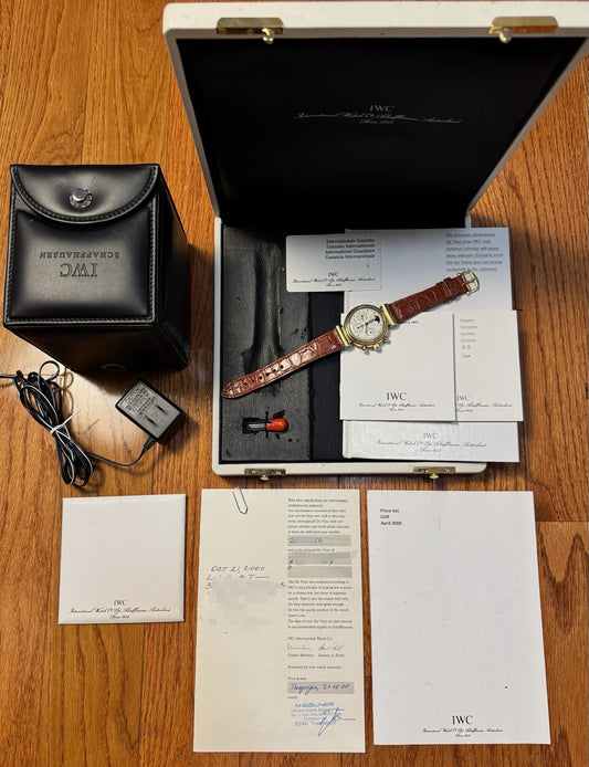 IWC Da Vinci Perpetual Calendar Chronograph Yellow Gold (Full-Set/Serviced)