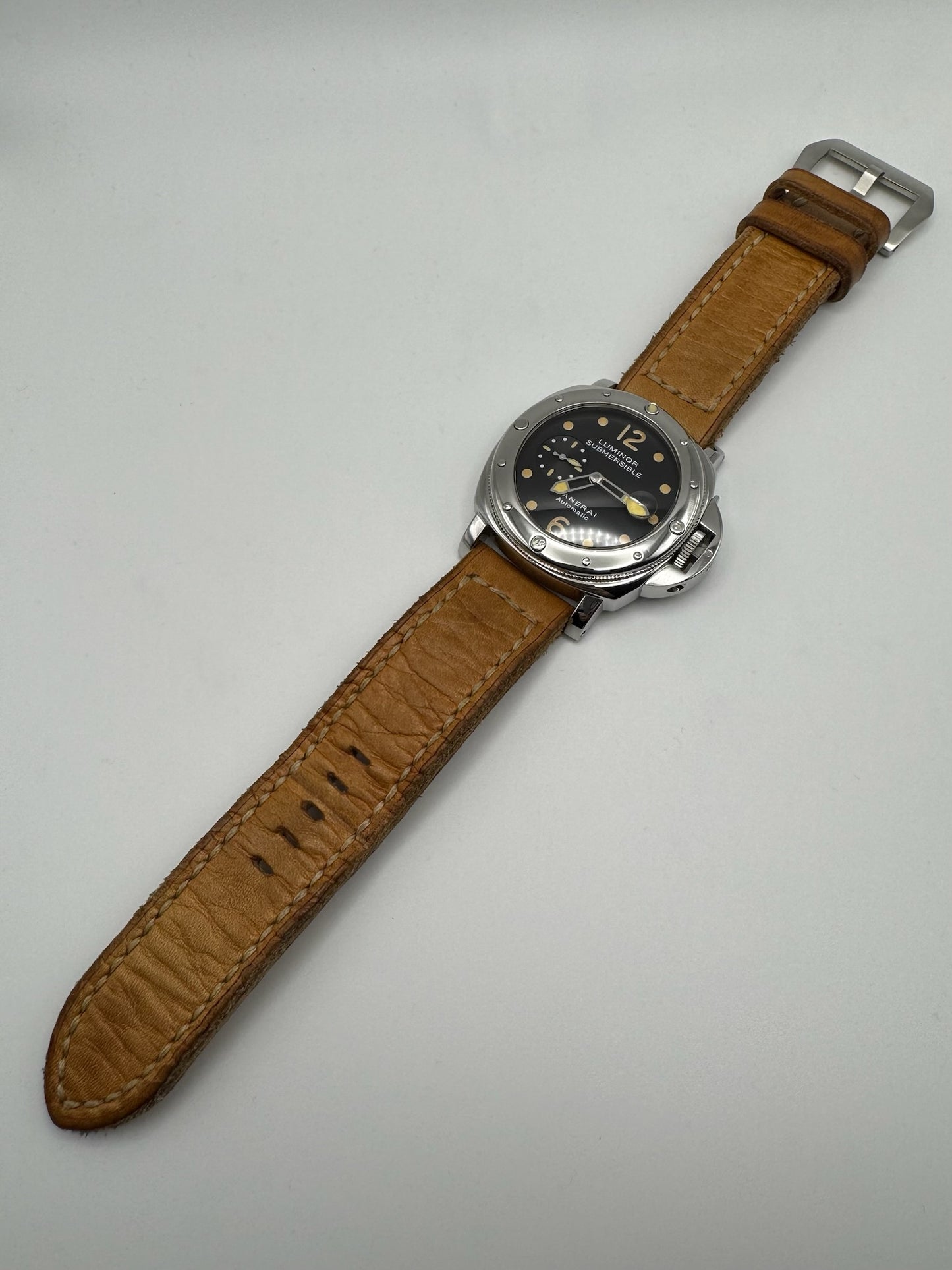 Panerai Luminor Submersible PAM24 aka Pica Sub T-Dial Heavy Patina 2000 (Full-Set)