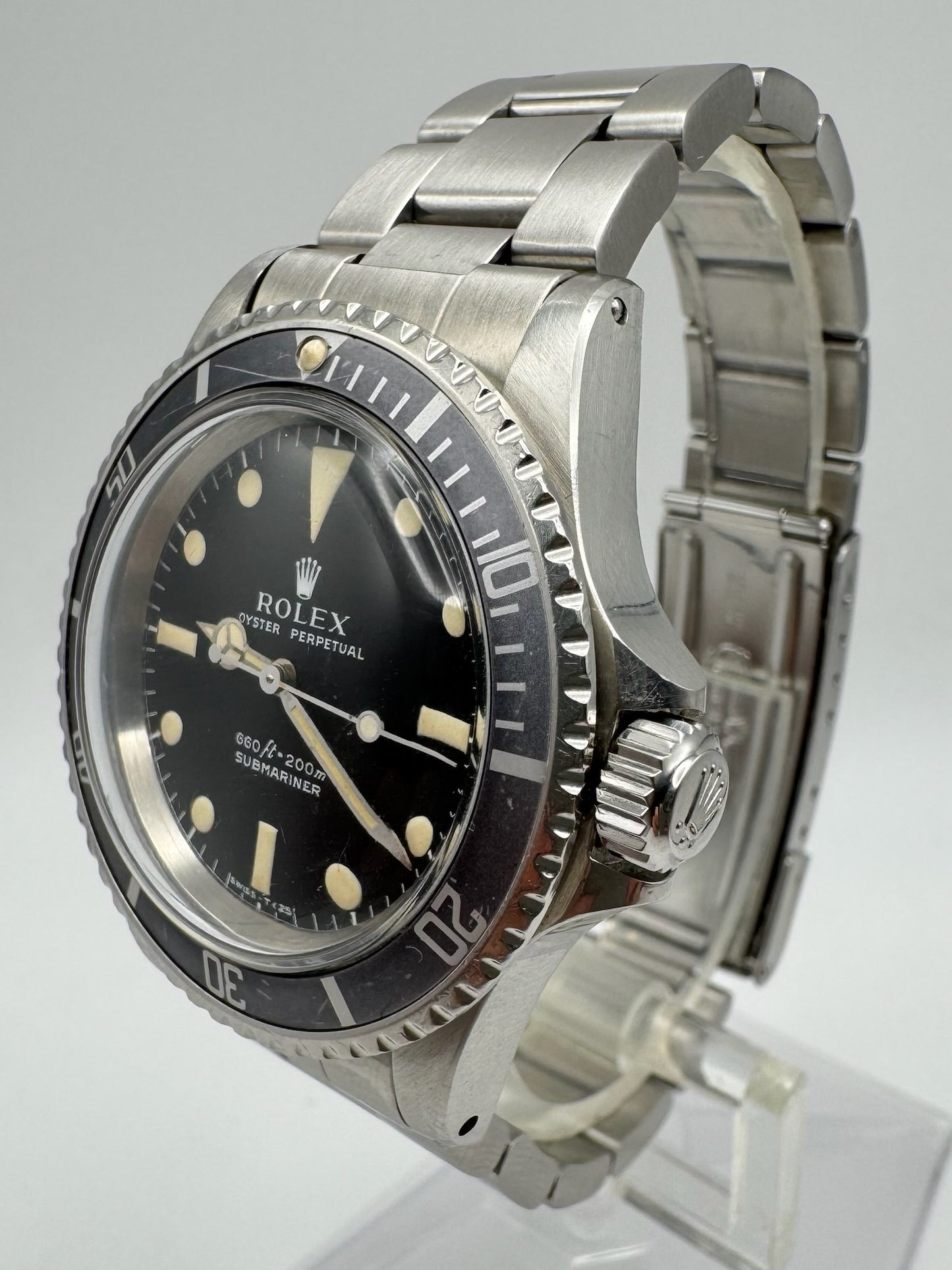 Rolex Submariner No Date 5513 Full Steel Maxi Dial 1969 (Unpolished/Serviced)