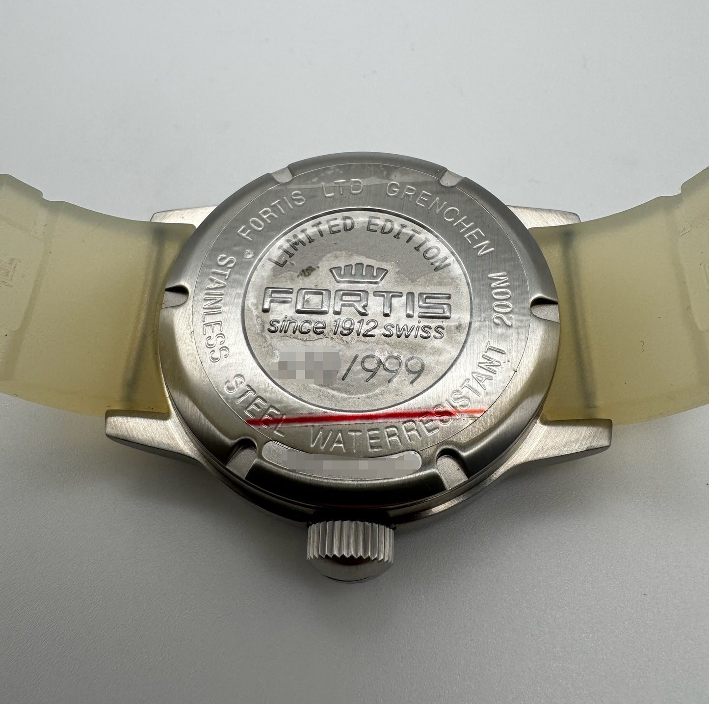 Fortis Flieger (Submodel) Grenchen “Frisson” Frost Crystal Very Rare Rolf Sacks Ltd Edition 999 pcs (Mint)