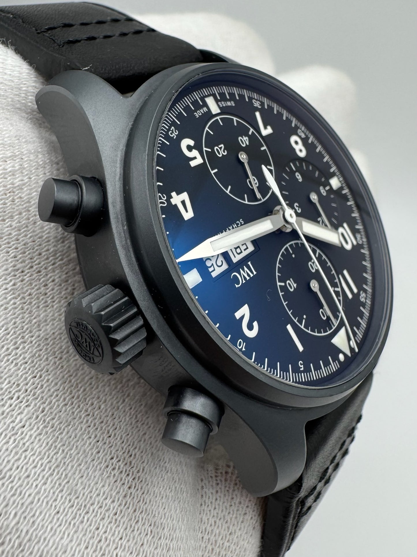 IWC Pilot Chronograph Ceratanium Tribute To 3705 Ltd Edition 2022 (Full-Set/Mint)