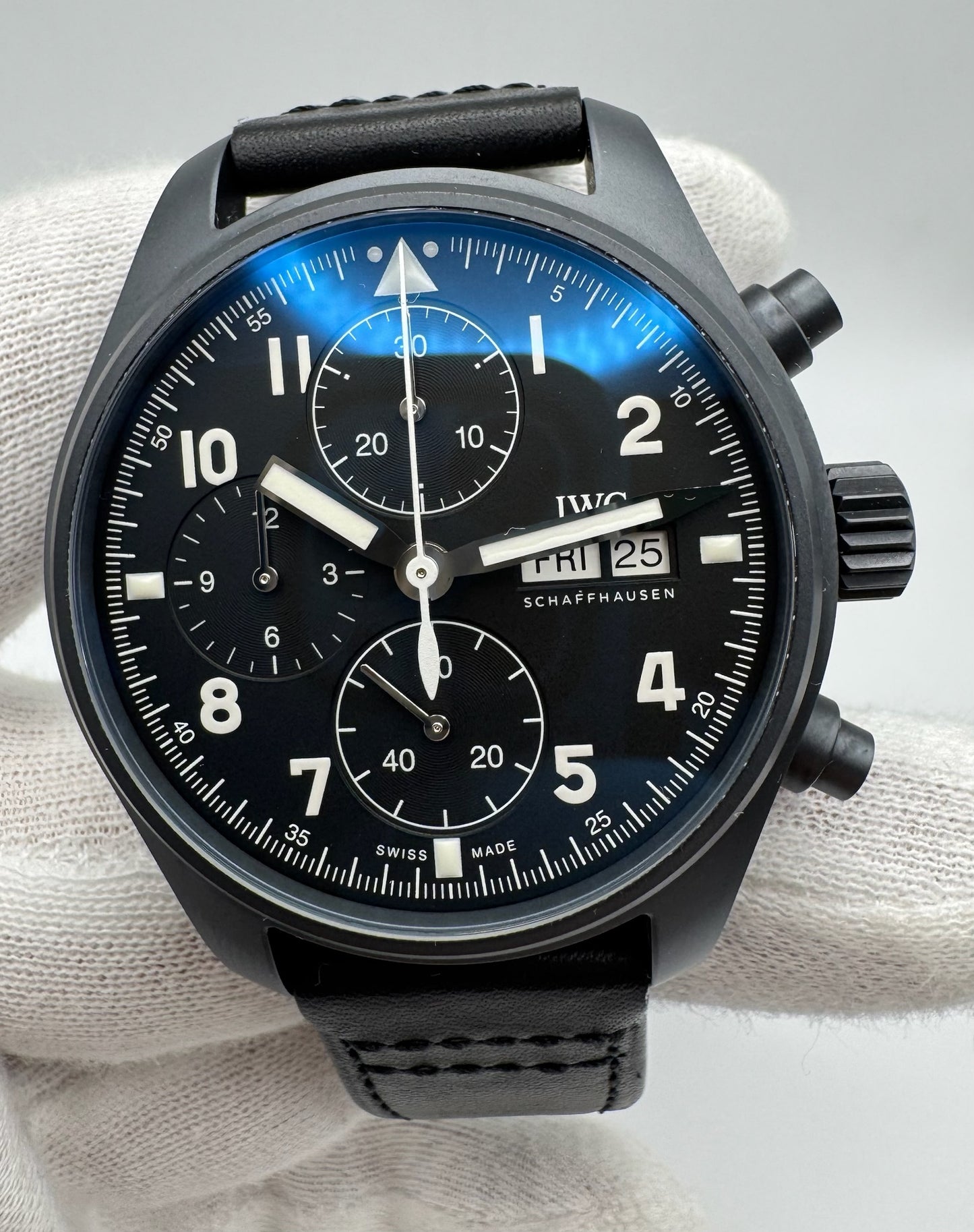 IWC Pilot Chronograph Ceratanium Tribute To 3705 Ltd Edition 2022 (Full-Set/Mint)