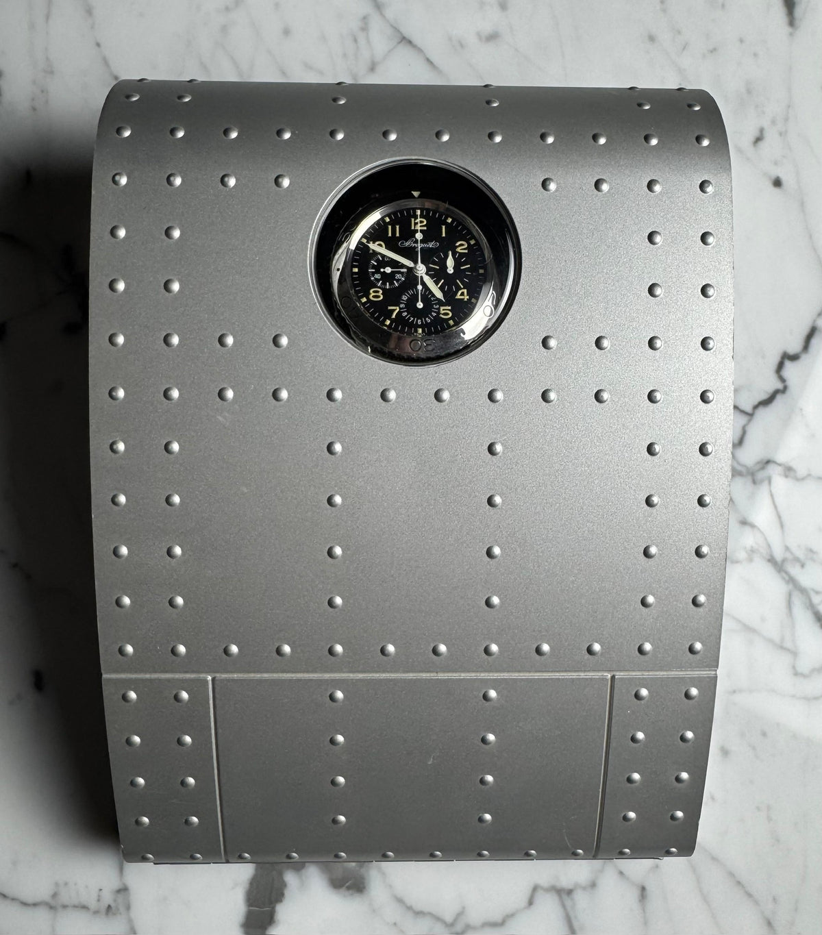 Breguet Type XX - XXI - XXII Pilot Watch Chronograph Steel Yellow Patina (Box)
