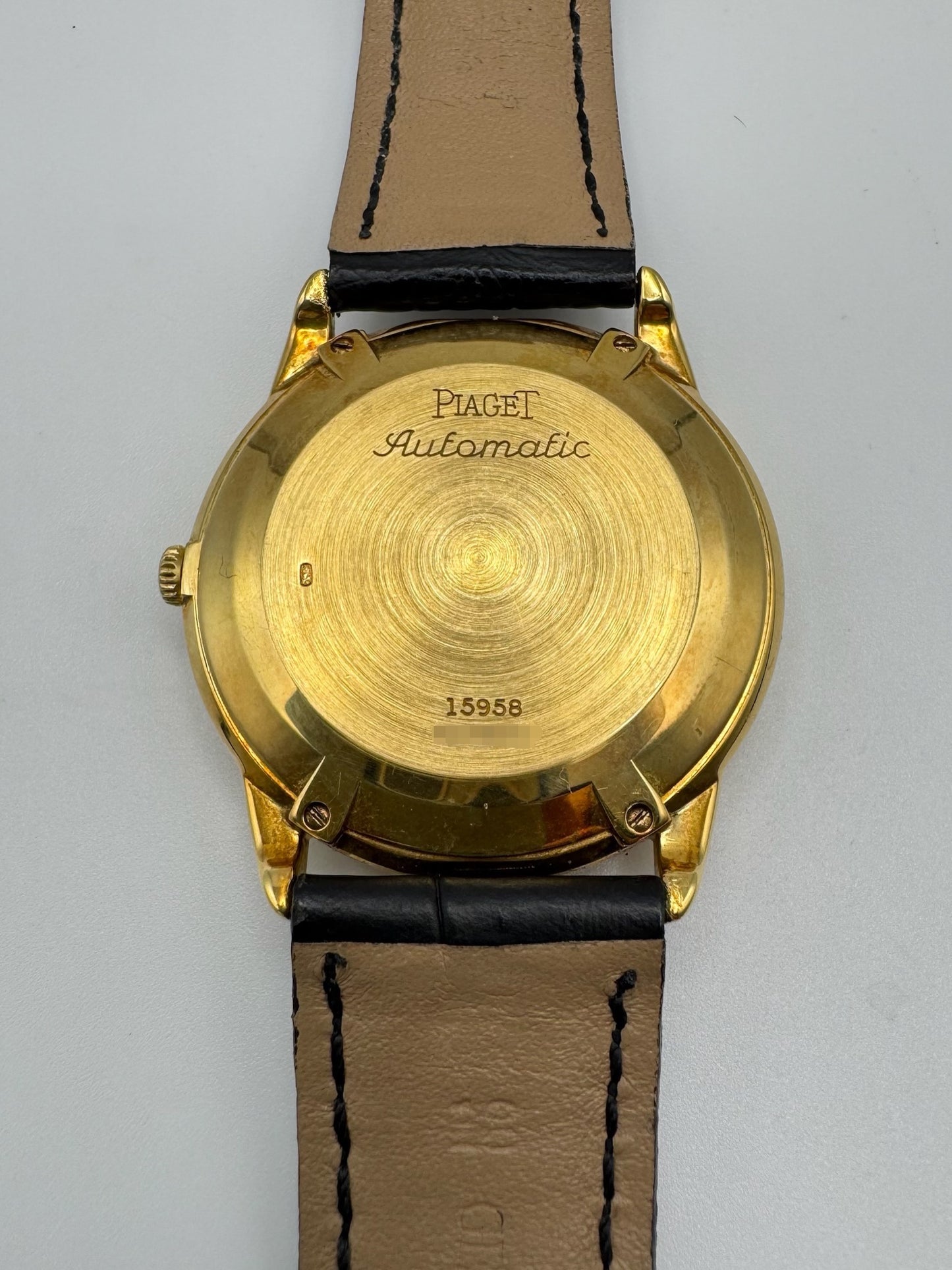 Piaget Annual Calendar Yellow Gold Rare Nipple Dial (Unpolished/Serviced)