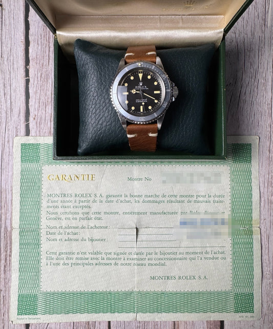 Rolex Submariner No Date 5513 Meters First Zinc Sulfide 1970 (Full-Set/Serviced)