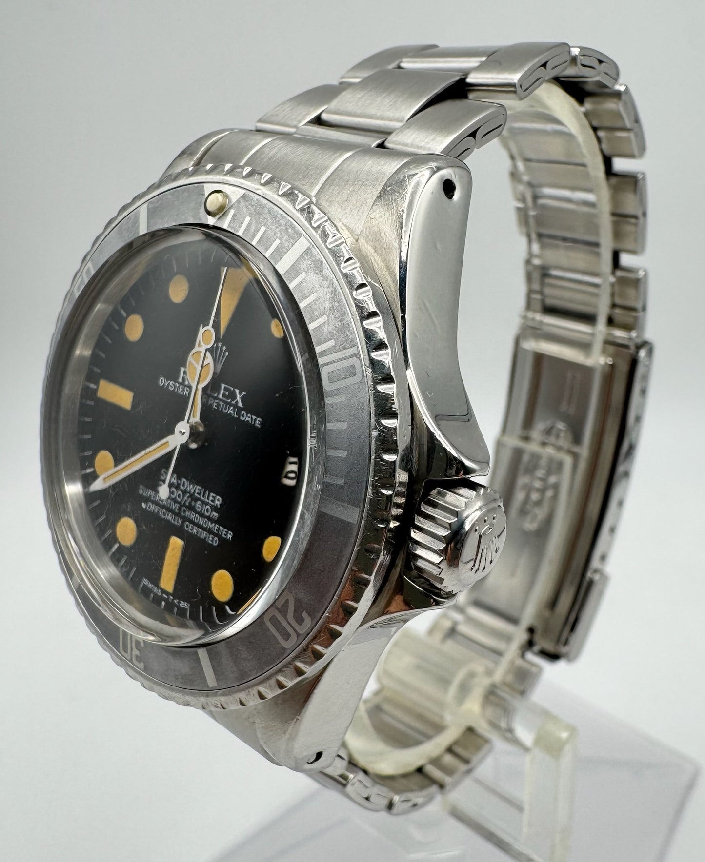 Rolex Sea-Dweller 1665 Pumpkin Patina Ghost Bezel 1972 (Box/Service Papers)