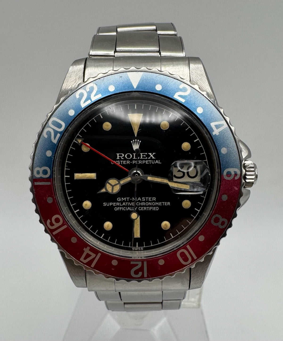 Rolex GMT-Master 1675 Chapter Ring Gilt Dial Pepsi 1960 (Full-Set)