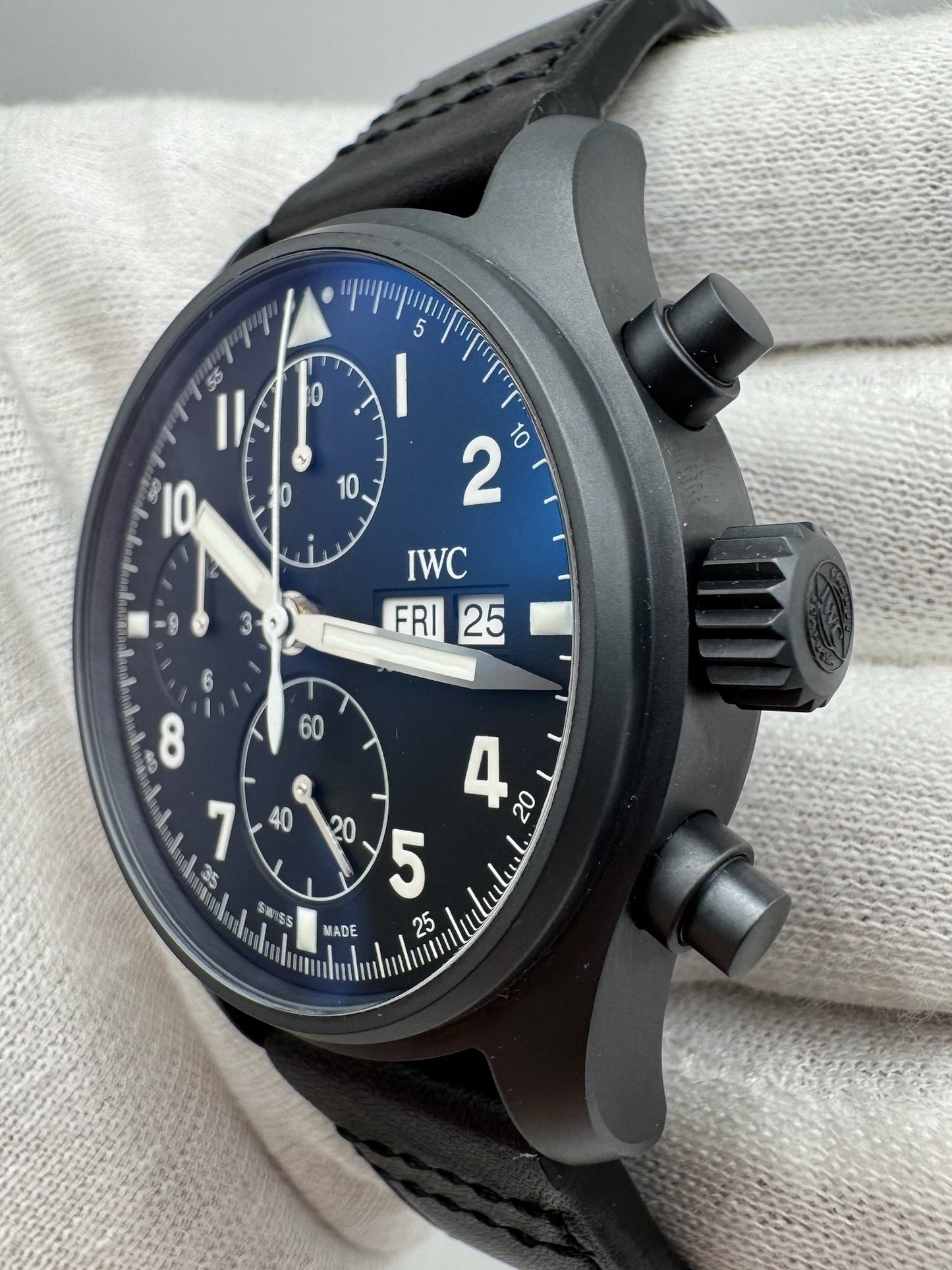 IWC Pilot Chronograph Ceratanium Tribute To 3705 Ltd Edition 2022 (Full-Set/Mint)