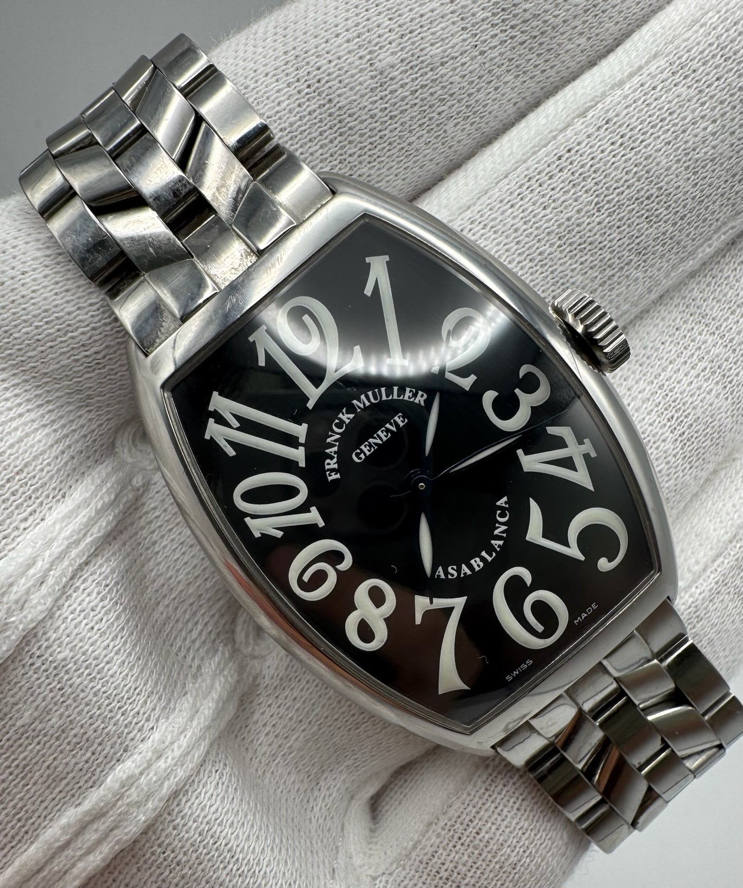 Franck Muller Casablanca Full Steel Black Dial (Unpolished)