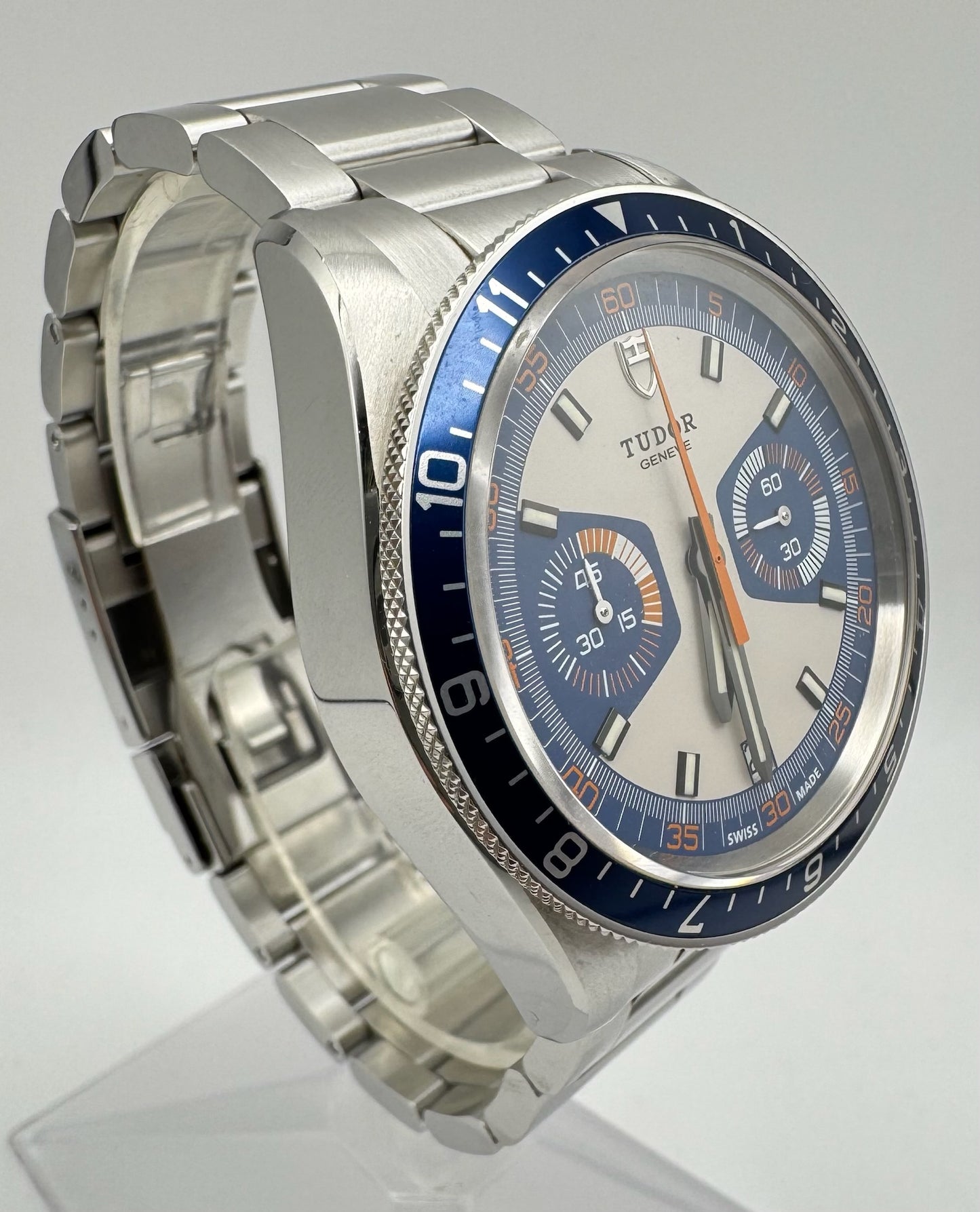 Tudor Heritage Chrono Blue Carlo Blue/Grey 2015 (Full-Set/Mint)