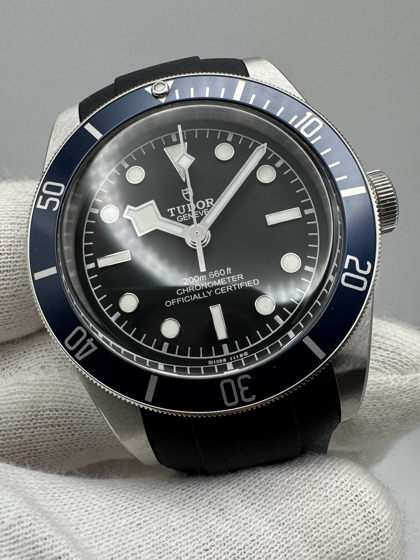 Tudor Black Bay Heritage Black Bay Black Dial Blue Bezel 2021 (Full-Set/Unpolished)