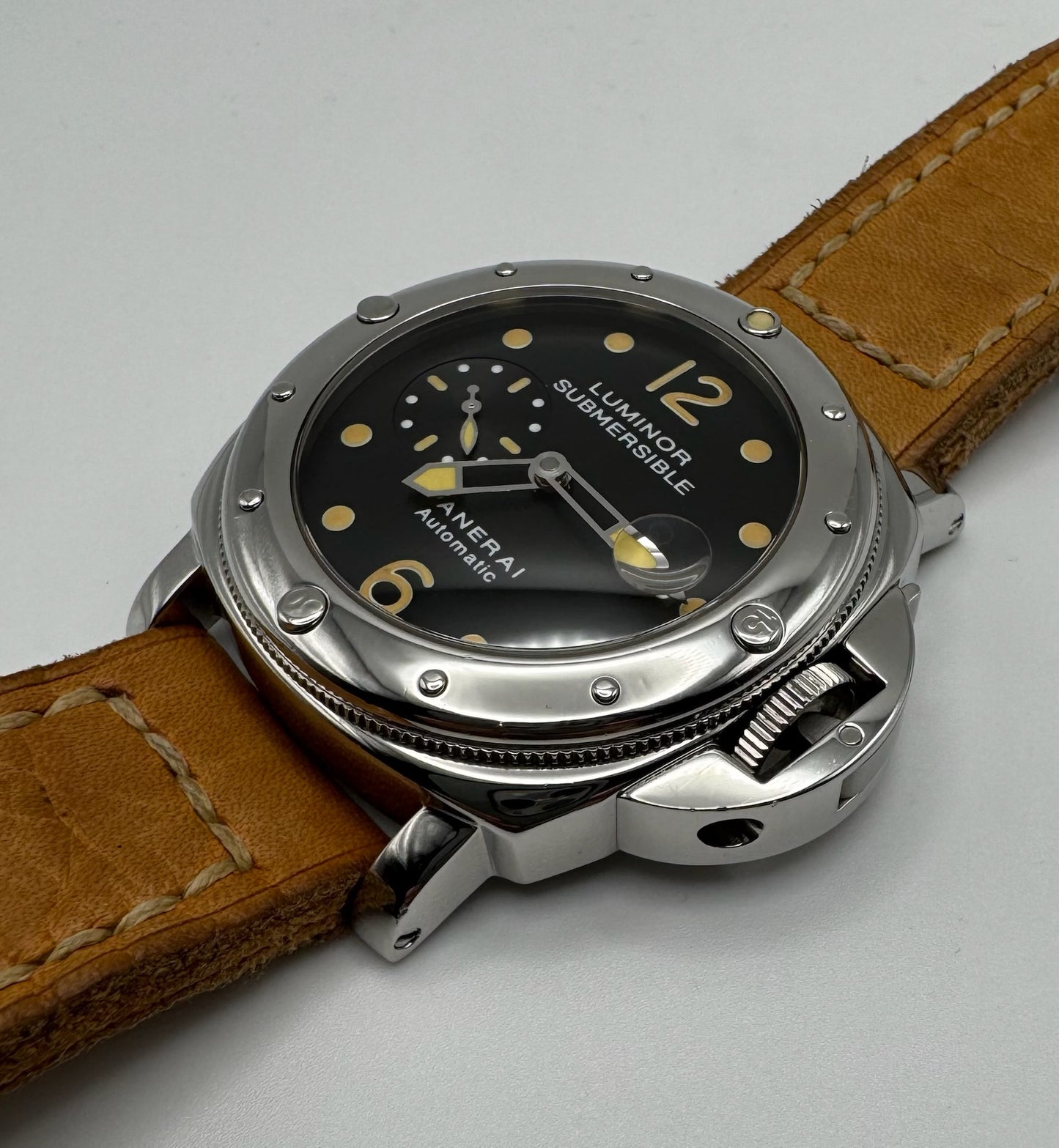 Panerai Luminor Submersible PAM24 aka Pica Sub T-Dial Heavy Patina 2000 (Full-Set)