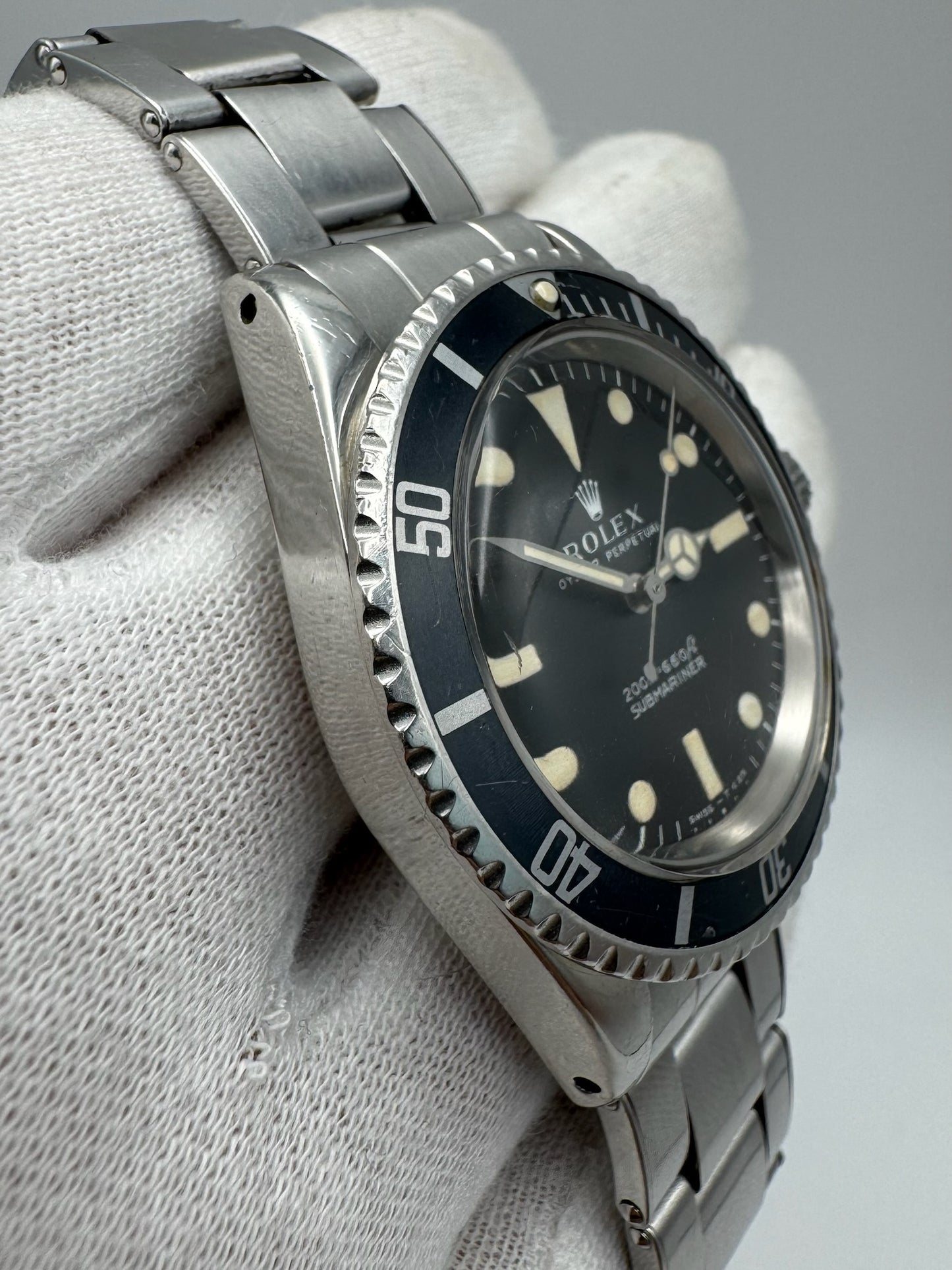 Rolex Submariner No Date 5513 Meters First Blue Insert 1968 (Full-Set)