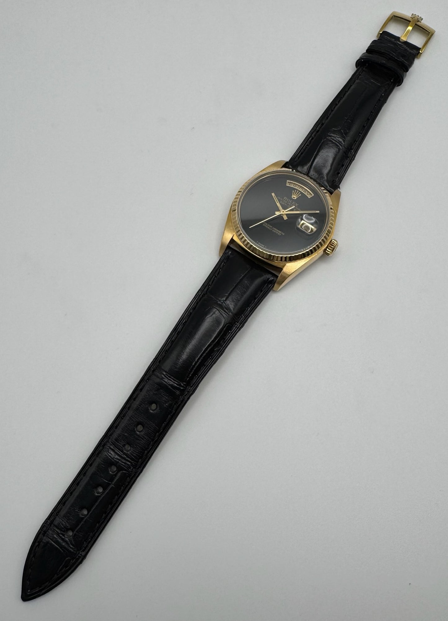 Rolex Day-Date 36 Black Onyx Dial 1981 (Serviced)