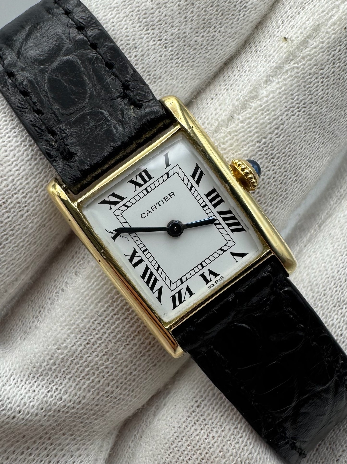 Cartier Tank Paris Yellow Gold Lady Manual Winding (Serviced)