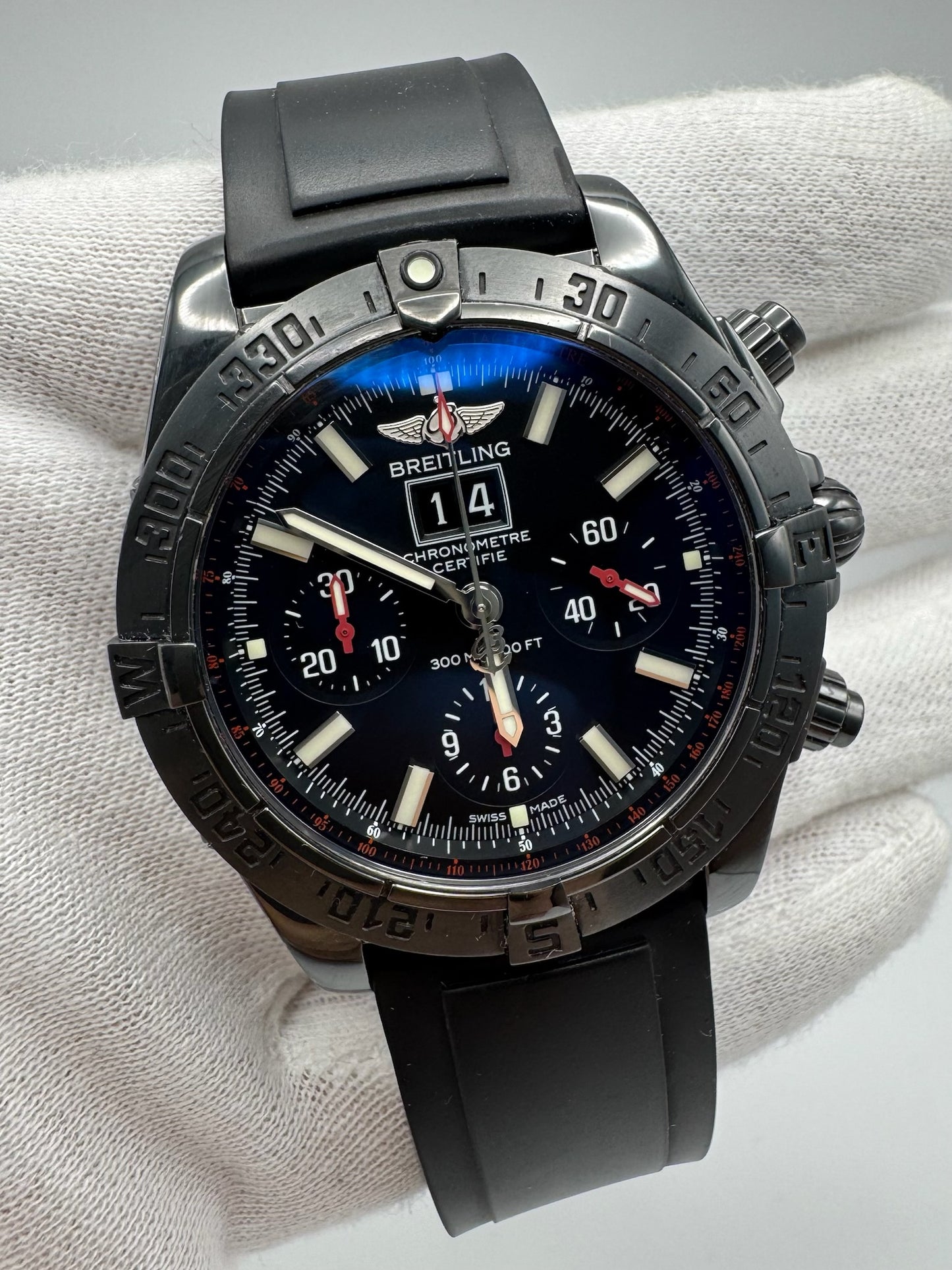 Breitling Blackbird Black Steel Chronograph Ltd Edition