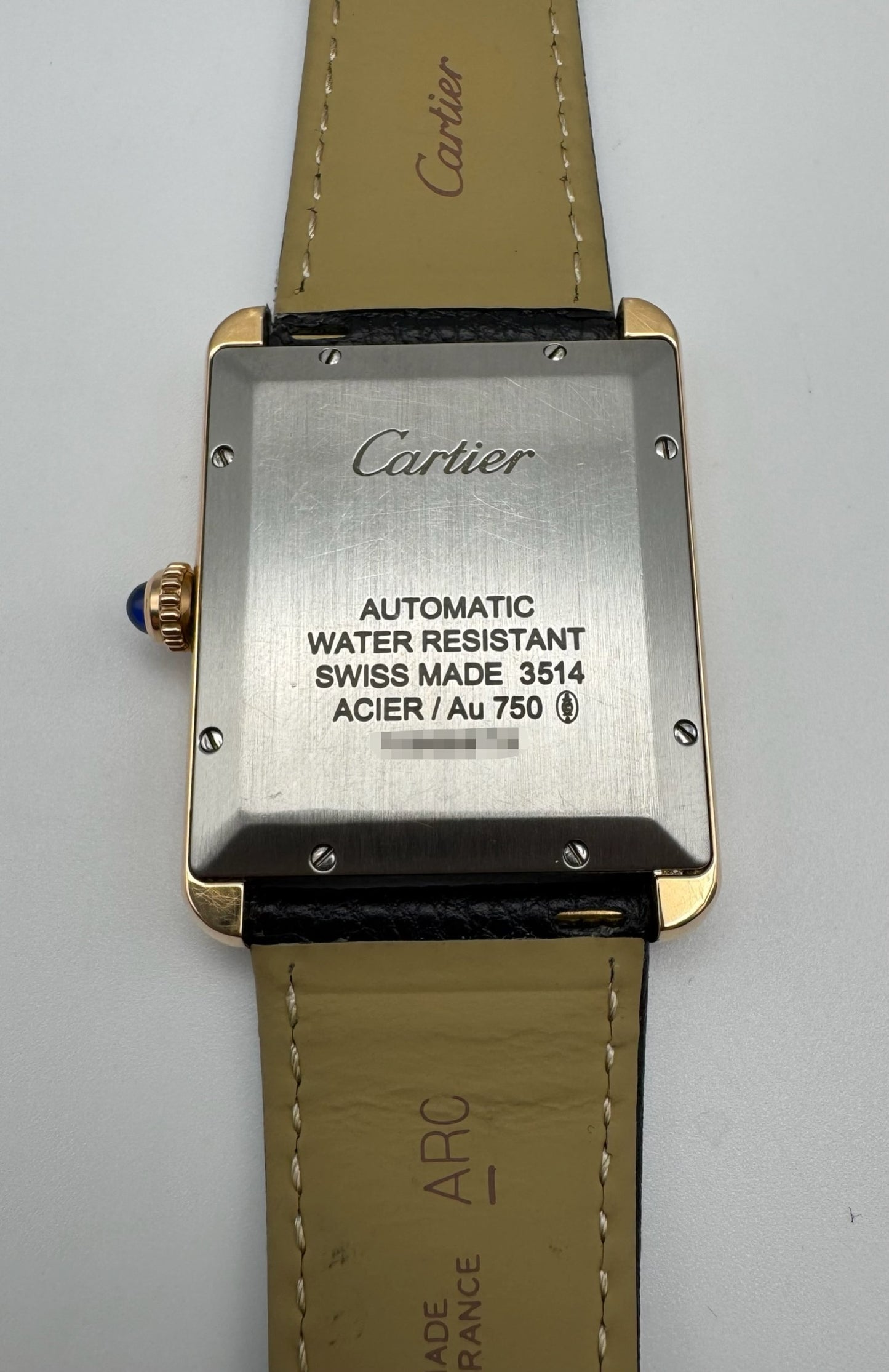 Cartier Tank Solo XL Rose Gold/Steel Automatic Original Owner (Box/Unpolished)