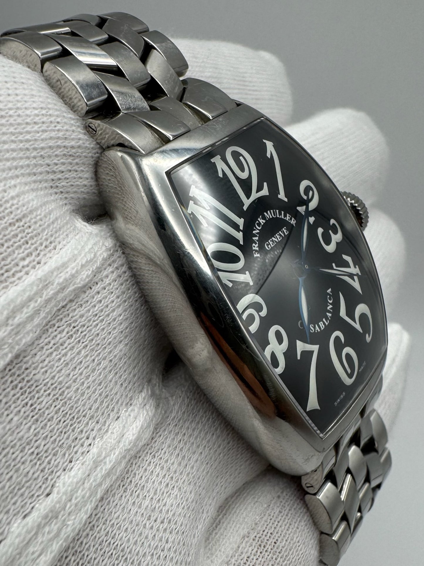 Franck Muller Casablanca Full Steel Black Dial (Unpolished)
