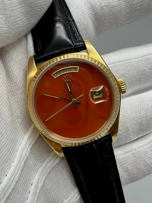 Rolex Day-Date 36 Yellow Gold Coral 1979 (Serviced)