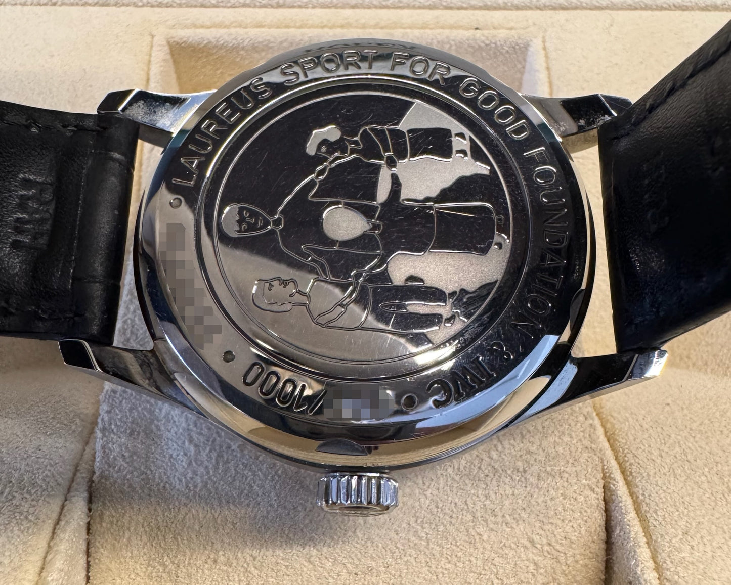 IWC Portuguese Laureus Sport For Good Foundation Blue Dial Limited Edition 1000pcs 2010 (Full-Set/Unpolished)
