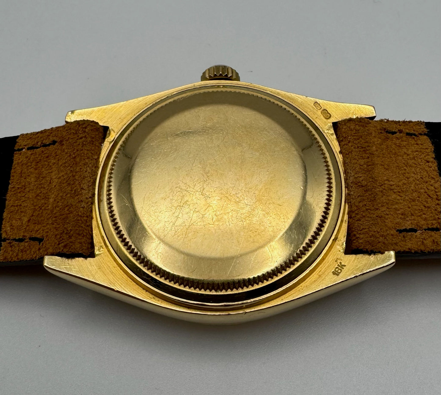 Rolex Day-Date 36 Yellow Gold Real Lapis Lazuli Aftermarket Dial 1979 (Serviced)