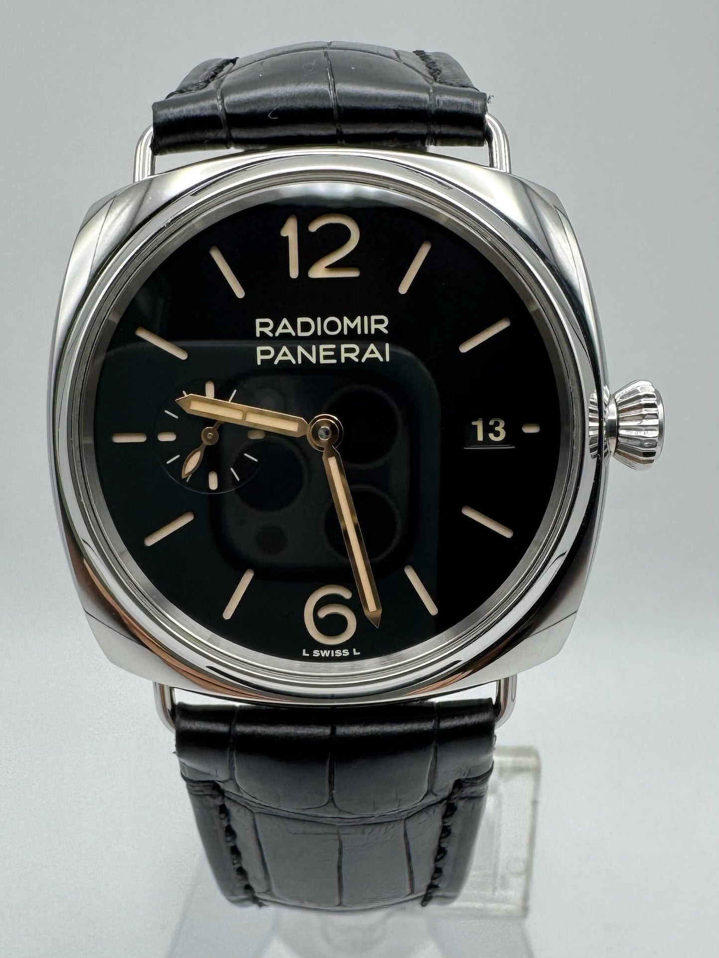 Panerai Radiomir Quaranta 40 Steel Black Dial 2023 (Box/Card/Unpolished)