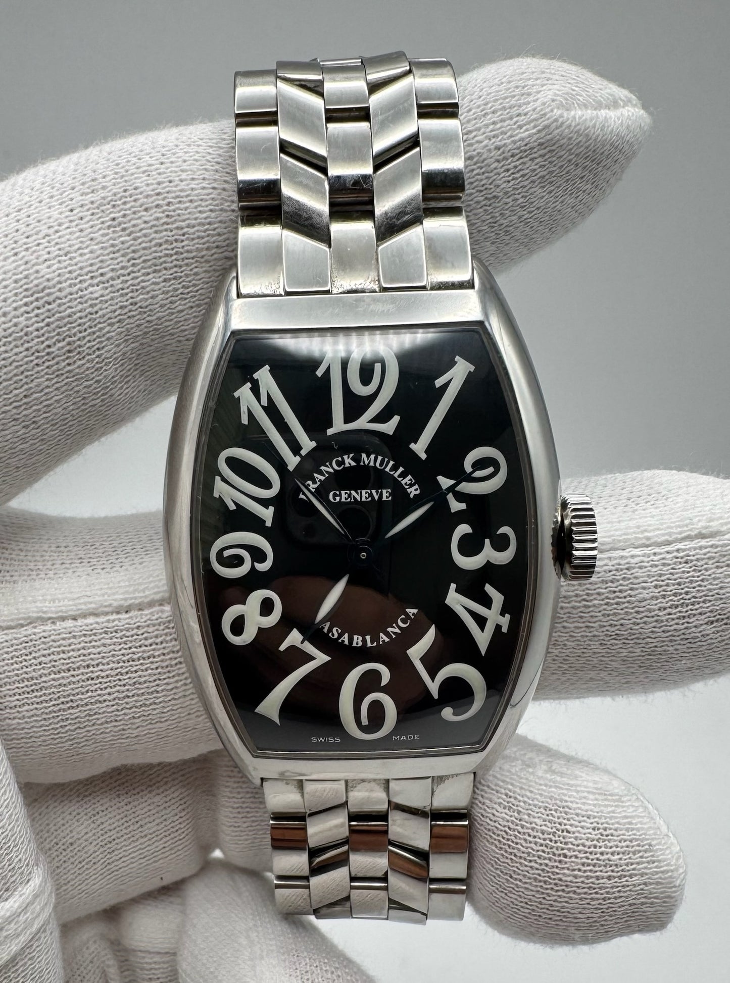 Franck Muller Casablanca Full Steel Black Dial (Unpolished)