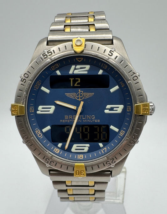 Breitling Aerospace Full Titanium Blue Dial