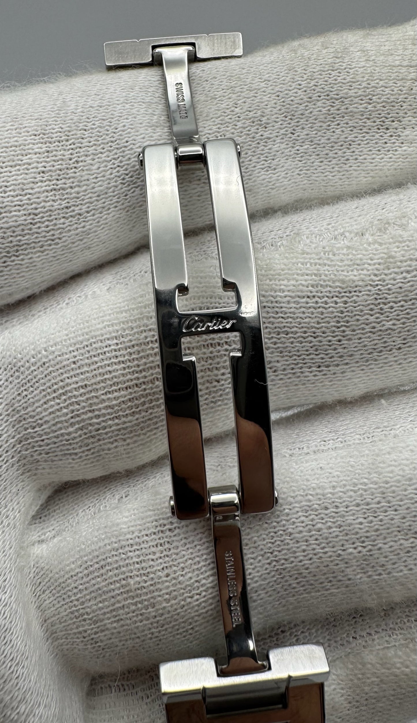 Cartier Tank Solo Full Steel Silver Dial (Mint)