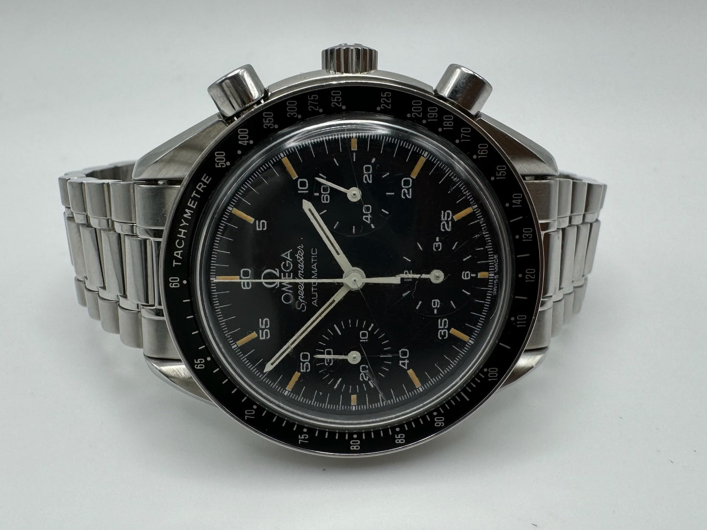 Omega Speedmaster Reduced with Tritium Dial (Unpolished)