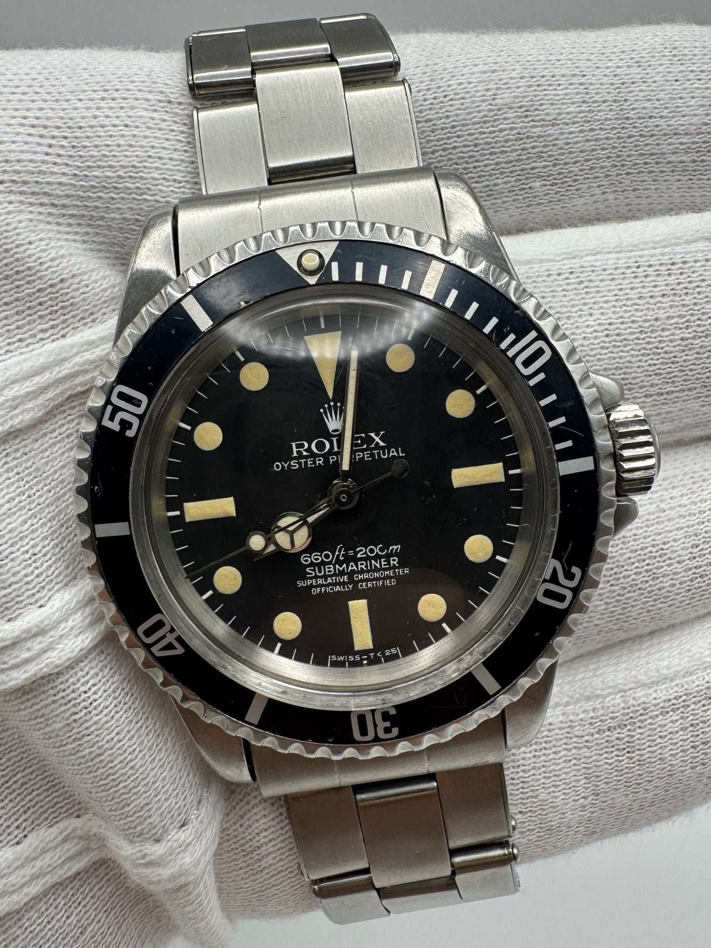 Rolex Submariner 5512 No Date 5512 Feet First Yellow Patina 1967 (Serviced)