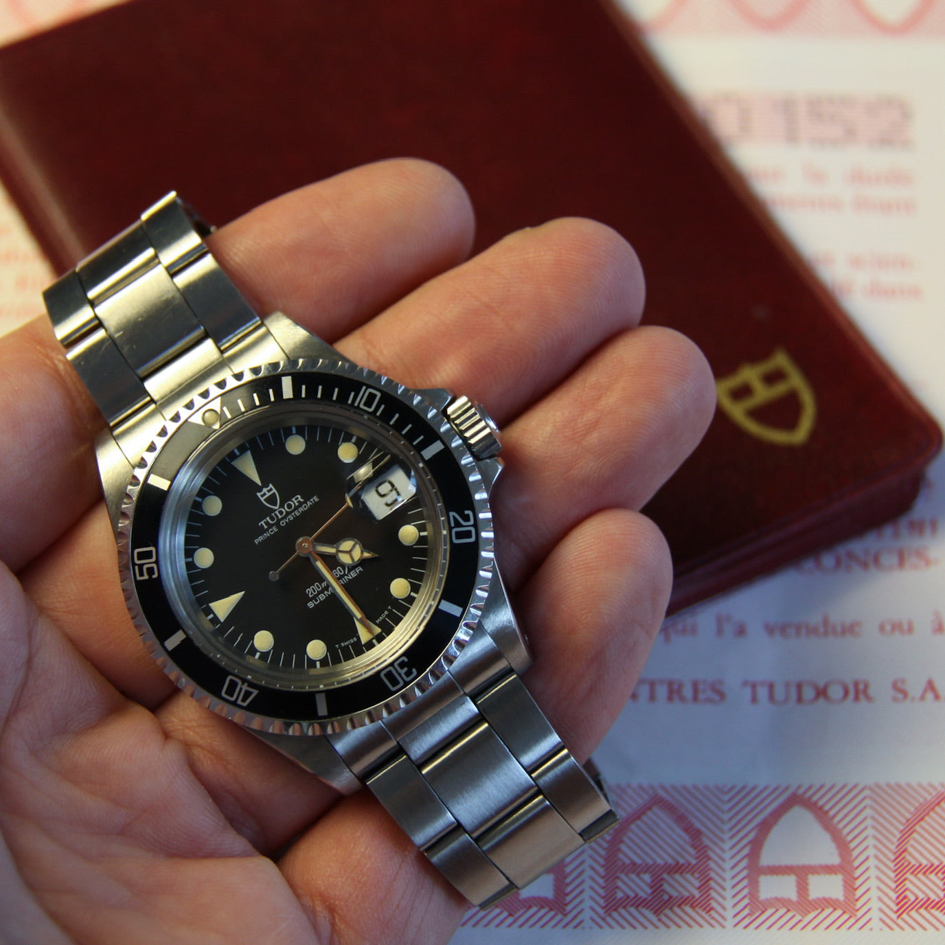 Tudor Submariner Vintage 79090 Yellow Patina (Full-Set/Unpolished)