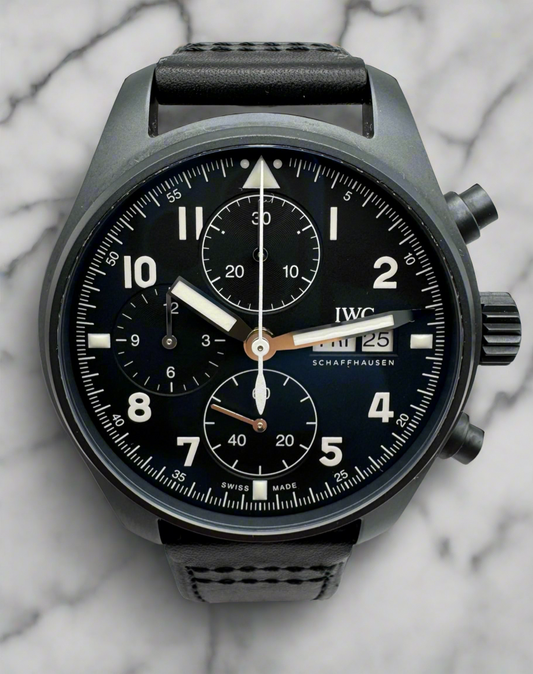 IWC Pilot Chronograph Ceratanium Tribute To 3705 Ltd Edition 2022 (Full-Set/Mint)