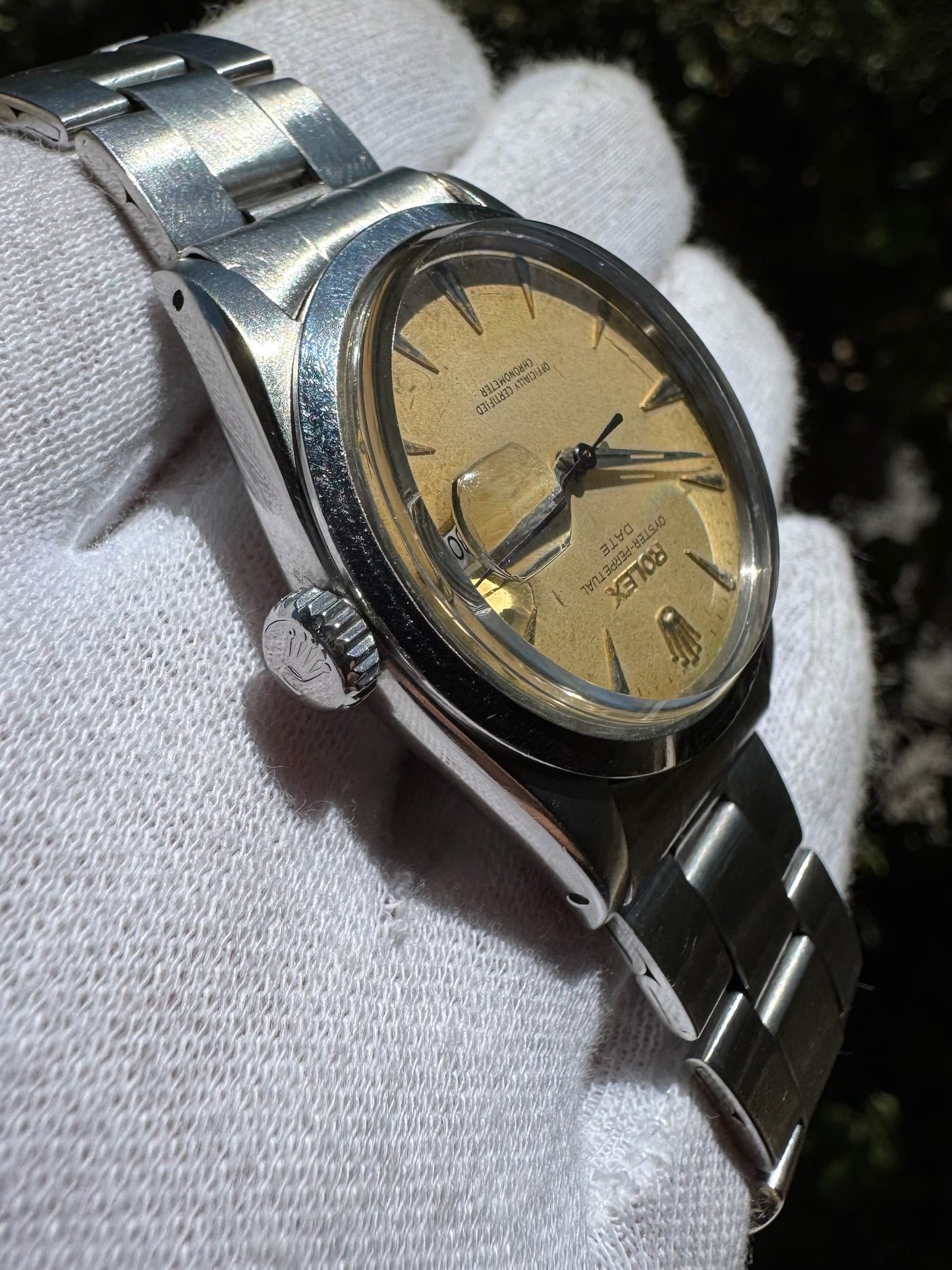 Rolex Oyster Perpetual Date 34 Full Steel Cream Dial (Serviced)