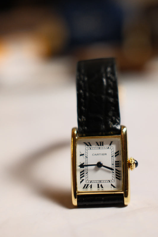 Cartier Tank Paris Yellow Gold Lady Manual Winding (Serviced)