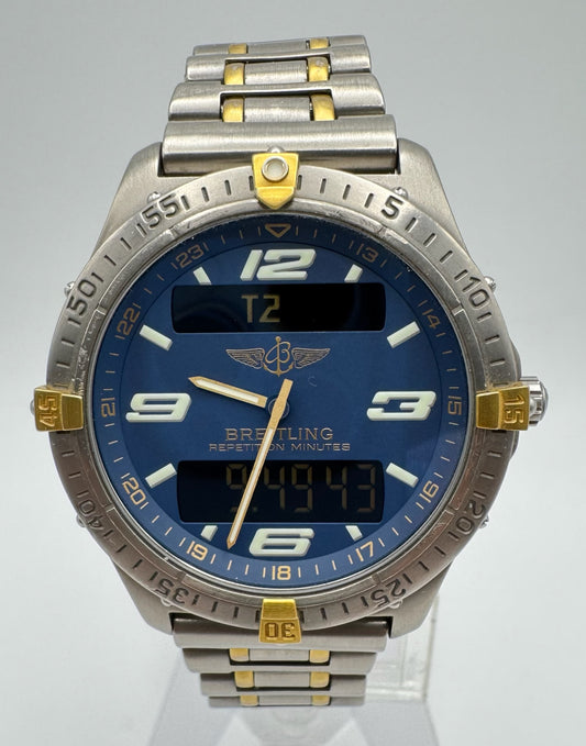 Breitling Aerospace Full Titanium Blue Dial