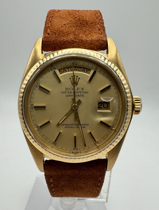 Rolex Day-Date 36 Yellow Gold Champagne 1973 (Serviced)