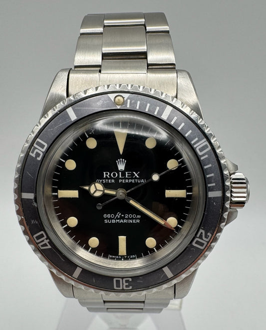 Rolex Submariner No Date 5513 Full Steel Maxi Dial 1969 (Unpolished/Serviced)