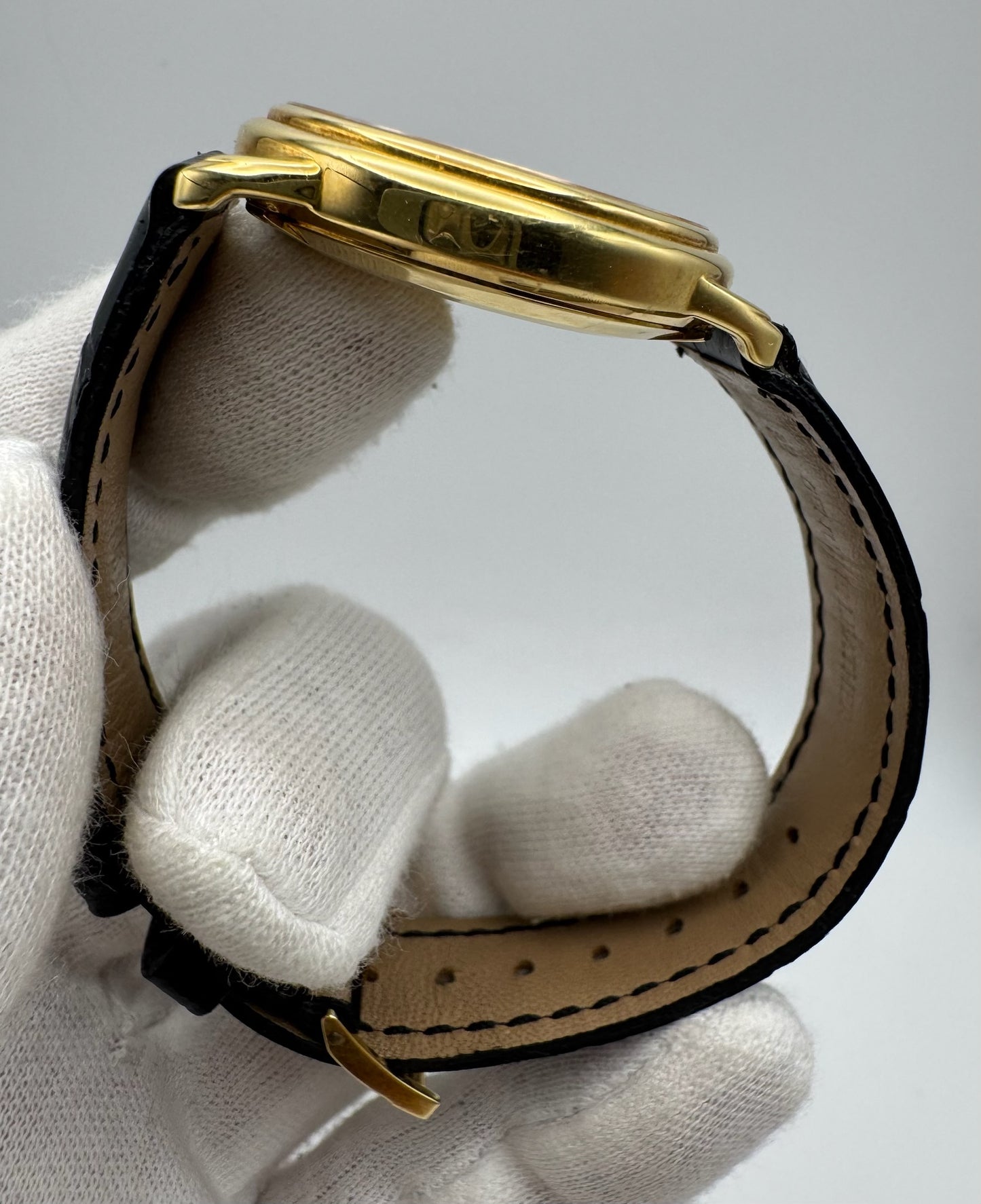 Piaget Annual Calendar Yellow Gold Rare Nipple Dial (Unpolished/Serviced)