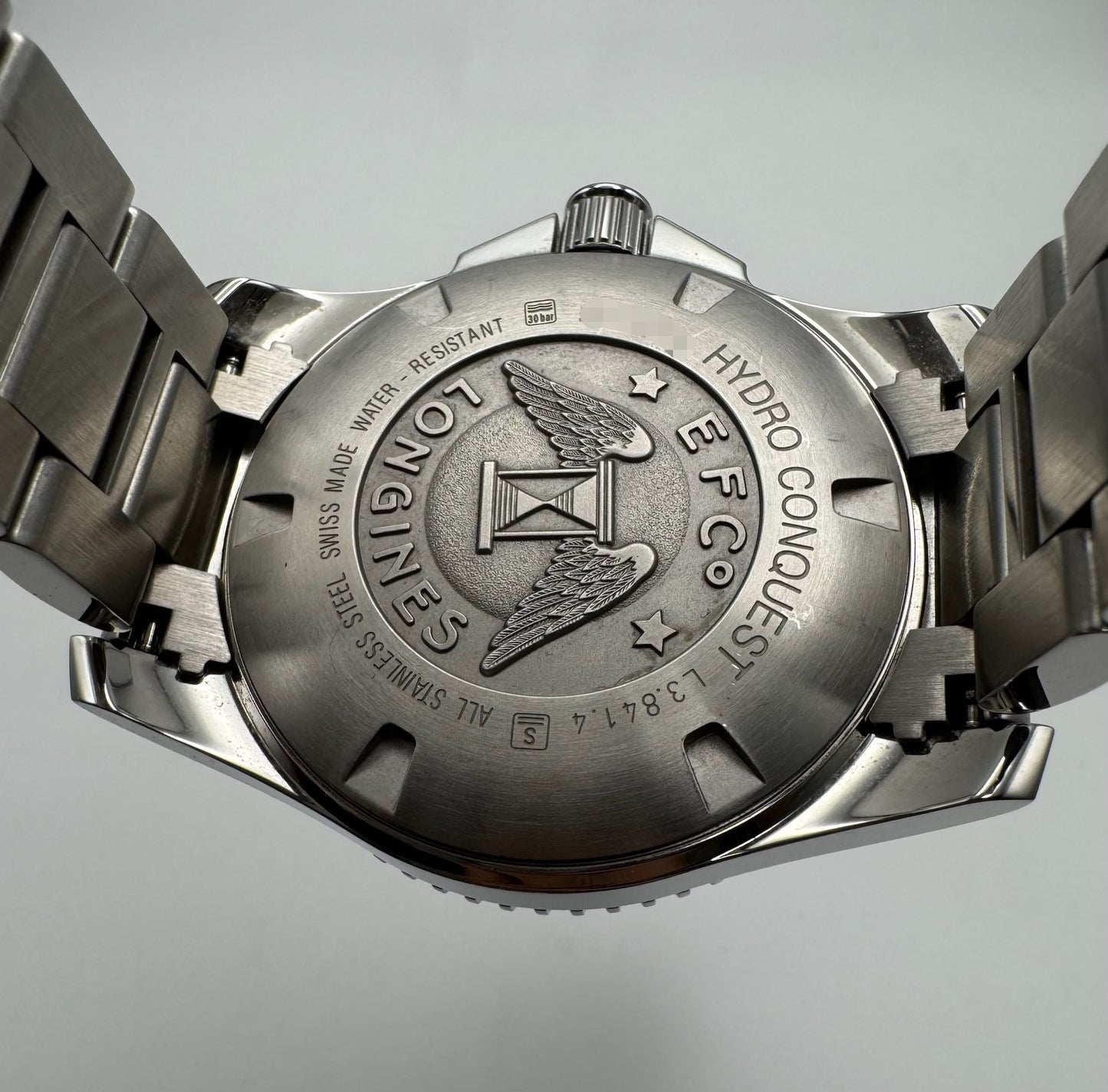Longines HydroConquest Steel 44 Black Dial (Full-Set/Unpolished)