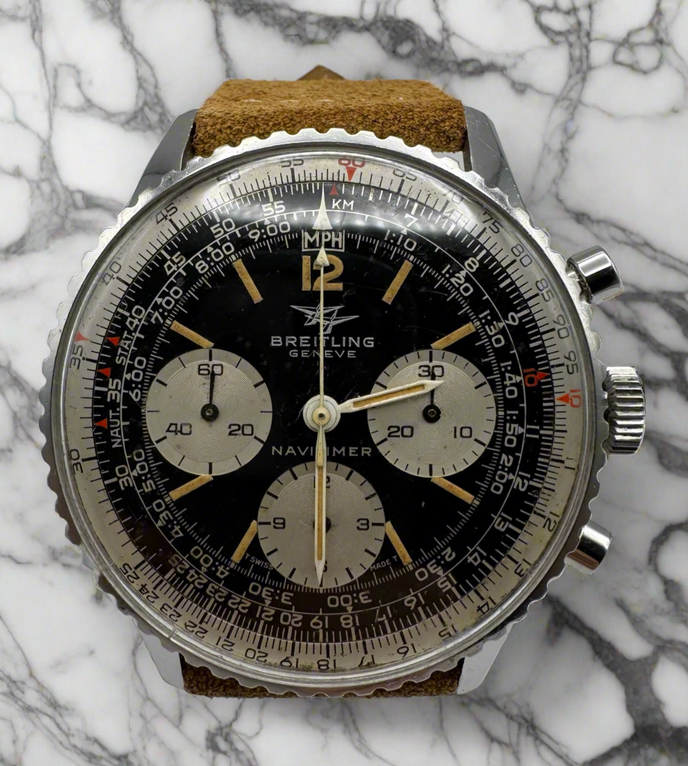 Breitling Navitimer Vintage Navitimer 806 Steel Heavy Patina (Unpolished/Serviced)