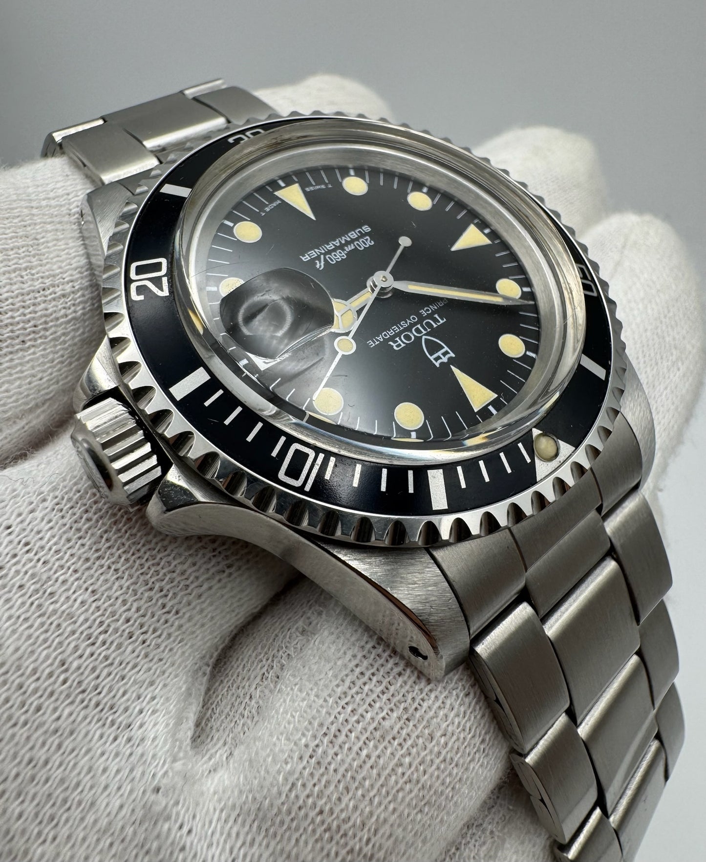 Tudor Submariner Vintage 79090 Yellow Patina 1993 (Full-Set/Unpolished)