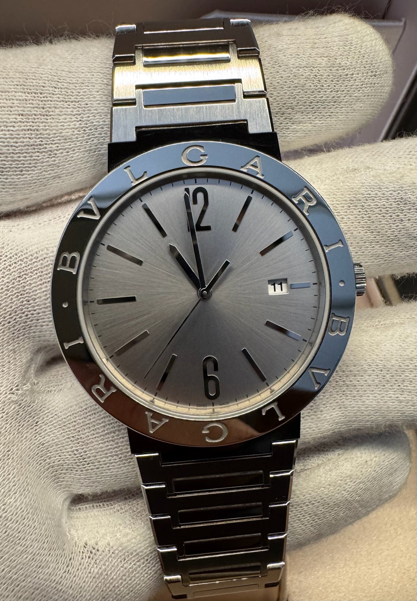 Bulgari Bulgari Automatic Full Steel 2023 (Full-Set/Mint)