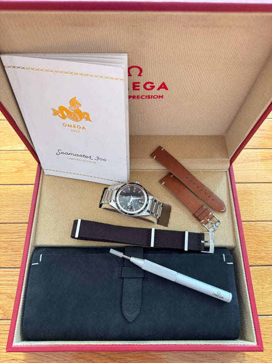 Omega Seamaster 300 Trilogy Full Steel 1957 Limited Edition 3557 pcs (Box/Mint)