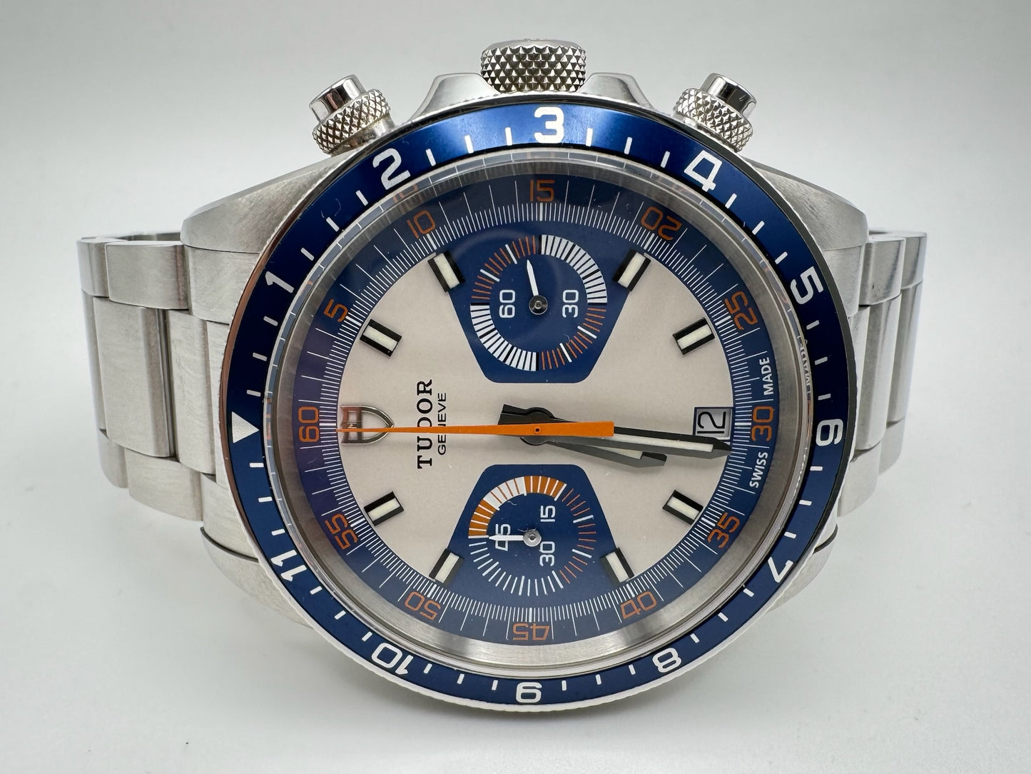Tudor Heritage Chrono Blue Carlo Blue/Grey 2015 (Full-Set/Mint)