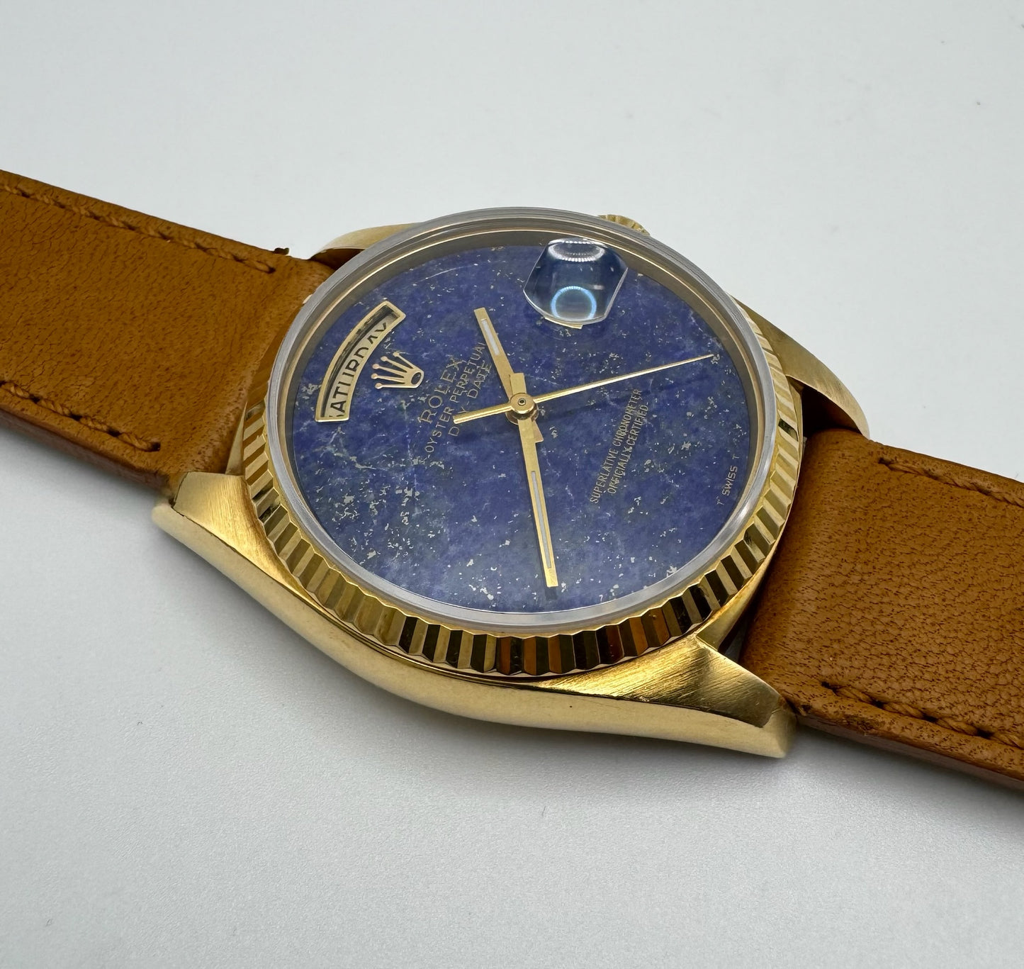 Rolex Day-Date 36 Yellow Gold Lapis Lazuli (Unpolished/Serviced)