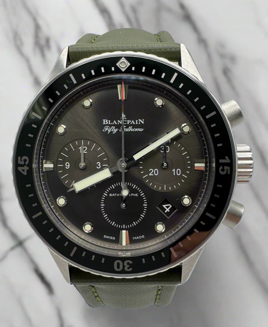 Blancpain Fifty Fathoms Bathyscaphe Chronograph Flyback Steel 2020 (Mint/Full-Set)