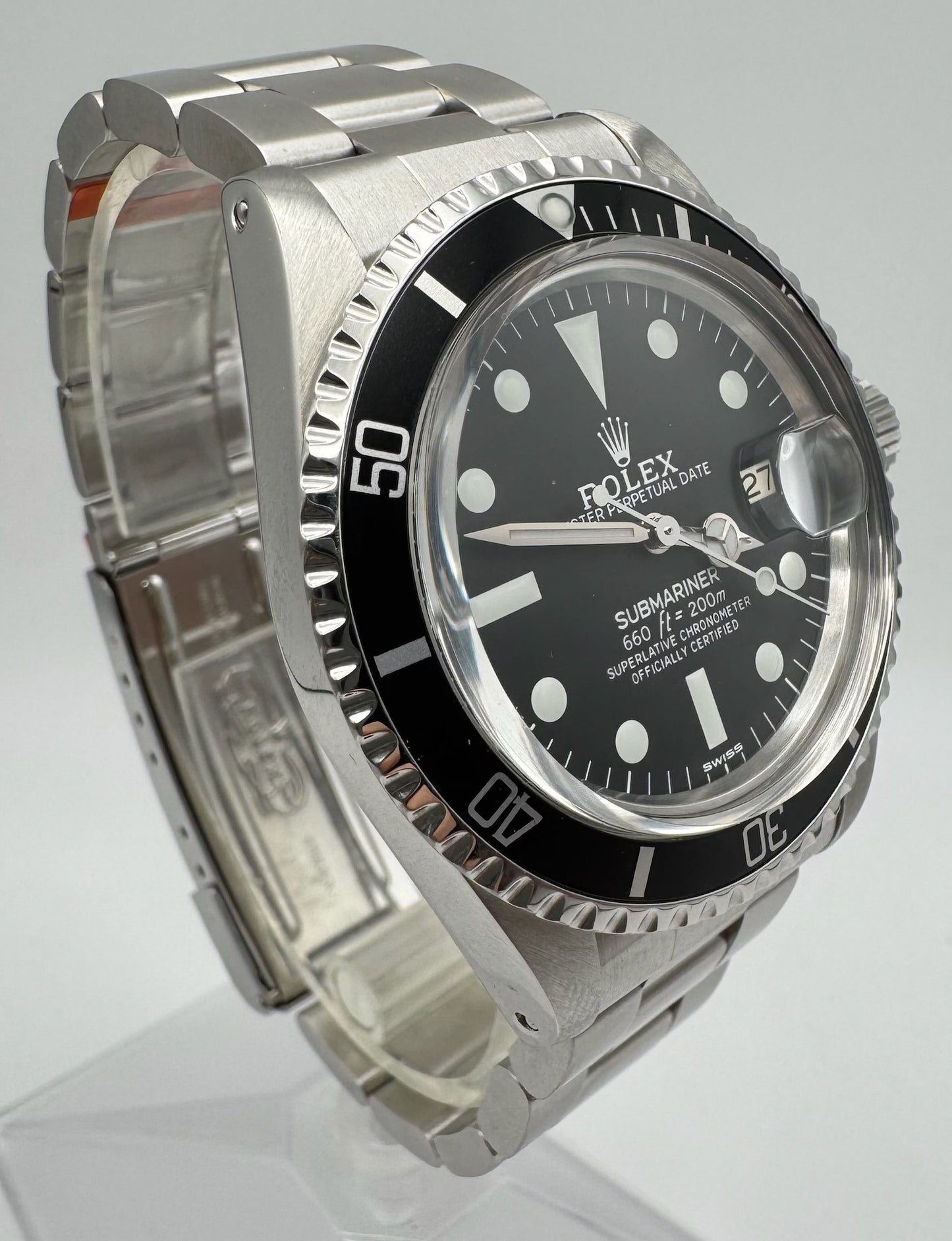 Rolex Submariner Date 1680 Full Steel Rolex Service 1979 (Rolex Service Papers/Box)