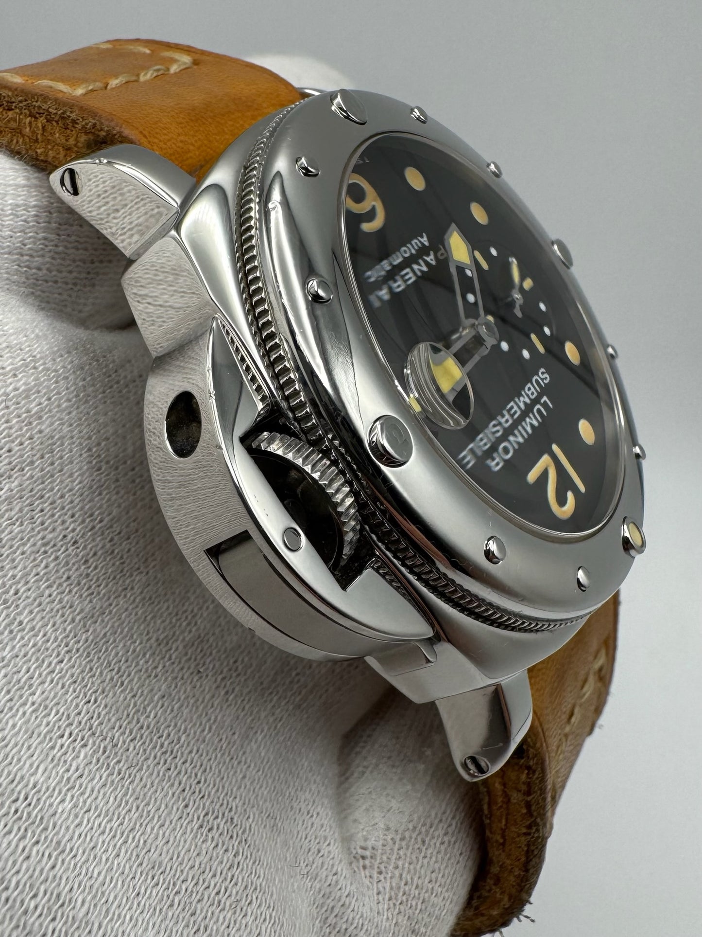 Panerai Luminor Submersible PAM24 aka Pica Sub T-Dial Heavy Patina 2000 (Full-Set)
