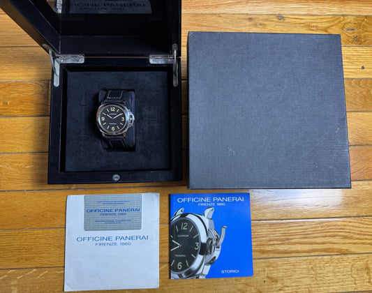 Panerai Luminor Base Pre-A Pumpkin Patina 1998 (Full-Set)